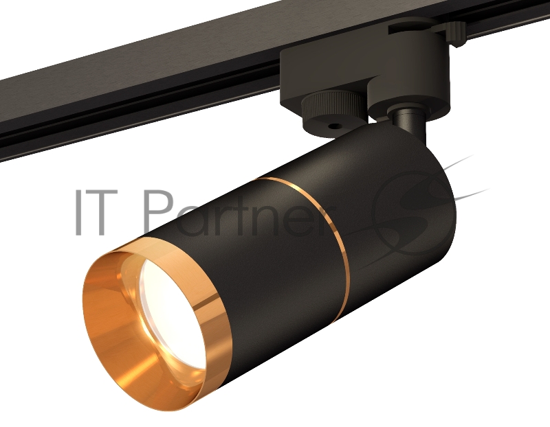 Светильник Ambrella light XT6302021 SBK/PYG черный песок/золото желтое полированное MR16 GU5.3