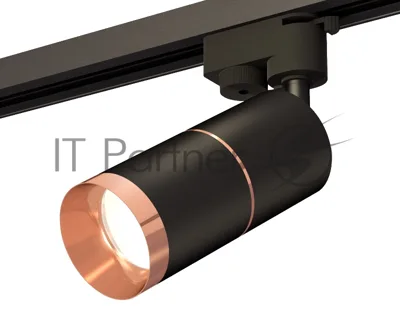 Светильник Ambrella light XT6302031 SBK/PPG черный песок/золото розовое полированное MR16 GU5.3
