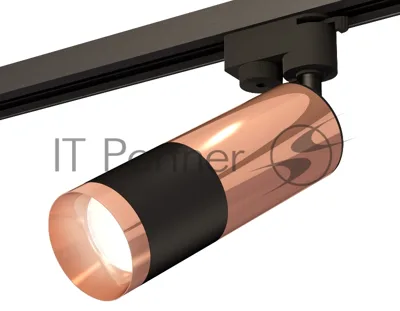 Светильник Ambrella light XT6302060 SBK/PPG черный песок/золото розовое полированное MR16 GU5.3
