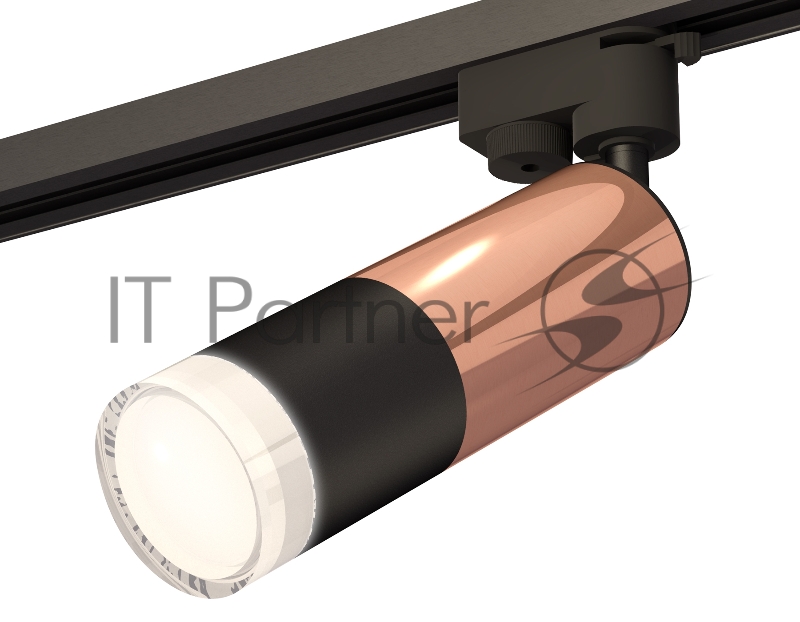 Светильник Ambrella light XT6302062 SBK/PPG/FR черный песок/золото розовое полированное/белый матовый MR16 GU5.3
