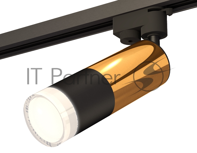Светильник Ambrella light XT6302072 SBK/PYG/FR черный песок/золото желтое полированное/белый матовый MR16 GU5.3