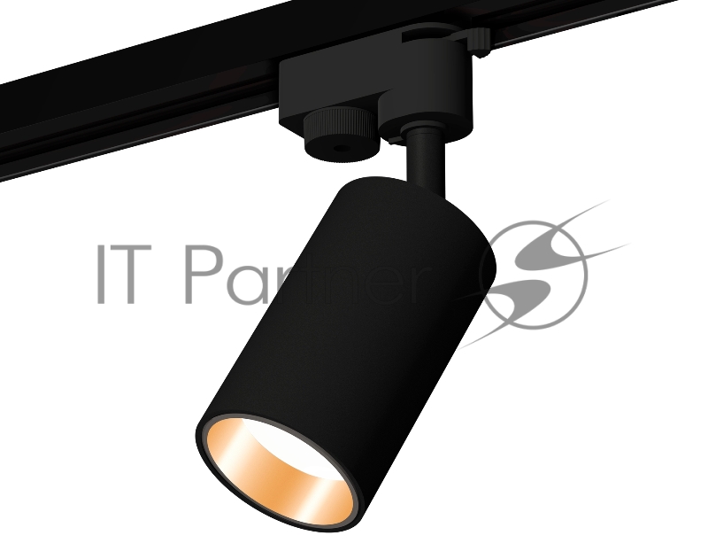 Светильник Ambrella light XT6323023 SBK/PYG черный песок/золото желтое полированное MR16 GU5.3 (A2521, C6323, N6113)