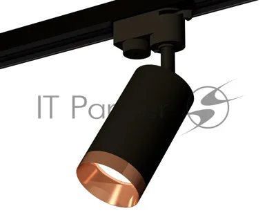 Светильник Ambrella light XT6323065 SBK/PPG черный песок/золото розовое полированное MR16 GU5.3 (A2521, C6323, N6135)