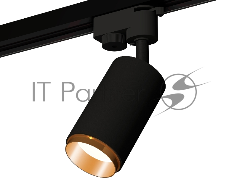 Светильник Ambrella light XT6323044 SBK/PYG черный песок/золото желтое полированное MR16 GU5.3 (A2521, C6323, N6124)