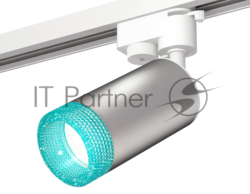 Светильник Ambrella light XT6324002 SSL/SWH/BL серебро песок/белый песок/голубой MR16 GU5.3 (A2520, C6324, N6153)