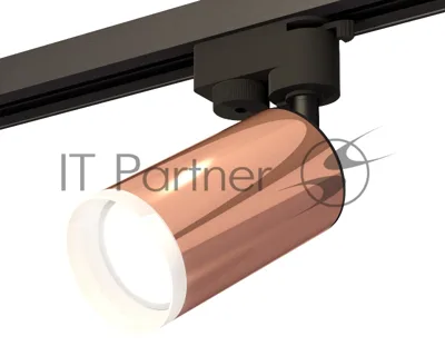 Светильник Ambrella light XT6326012 PPG/SBK/FR золото розовое полированное/черный песок/белый матовый MR16 GU5.3