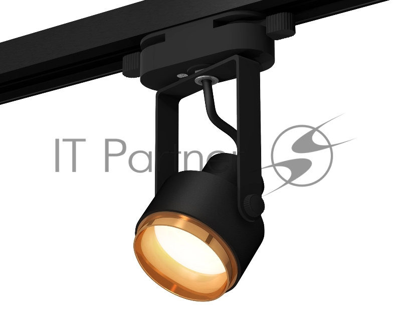 Светильник Ambrella light XT6602023 PBK/PYG черный полированный/золото желтое полированное MR16 GU10 (C6602, N6124)