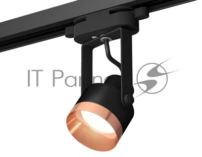 Светильник Ambrella light XT6602045 PBK/PPG черный полированный/золото розовое полированное MR16 GU10 (C6602, N6135)