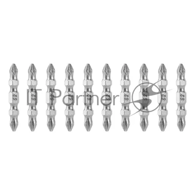 Бита двухстор., PH2-PH2х45мм, сталь S2, 10шт. Gross