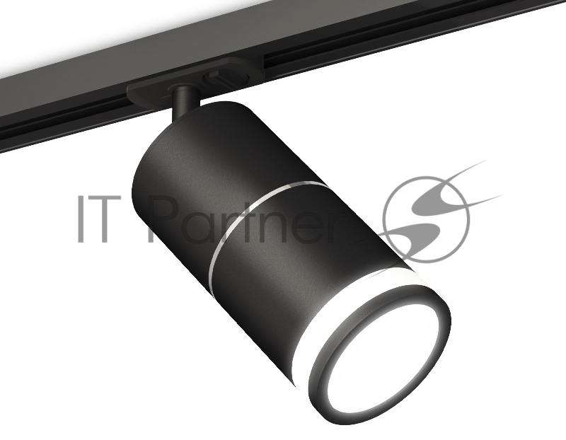 Светильник Ambrella light XT7402012 SBK/PSL/FR черный песок/серебро полированное/белый матовый MR16 GU5.3