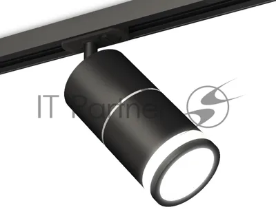 Светильник Ambrella light XT7402012 SBK/PSL/FR черный песок/серебро полированное/белый матовый MR16 GU5.3