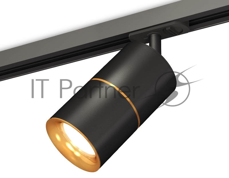 Светильник Ambrella light XT7402031 SBK/PYG черный песок/золото желтое полированное MR16 GU5.3