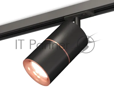 Светильник Ambrella light XT7402041 SBK/PPG черный песок/золото розовое полированное MR16 GU5.3