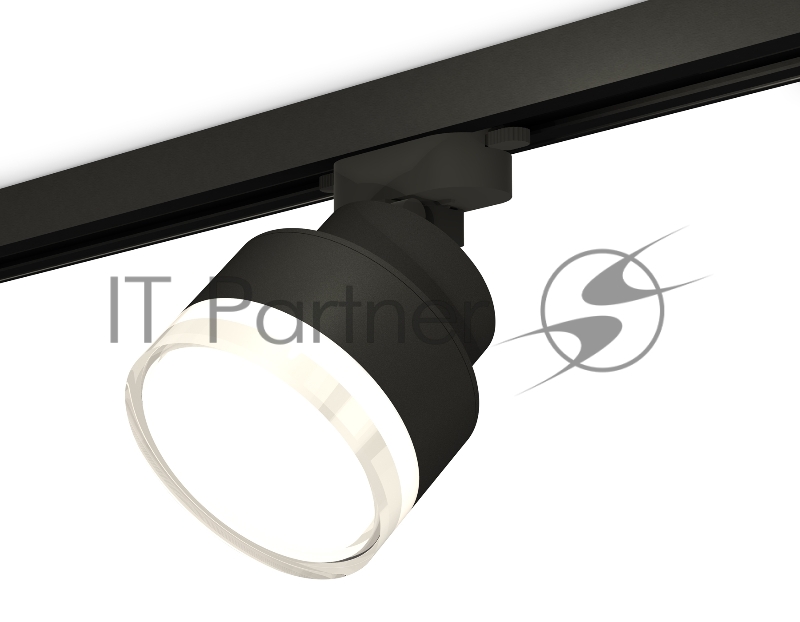 Светильник Ambrella light XT8102028 SBK/FR/CL черный песок/белый матовый/прозрачный GX53 (A2526, A2106, C8102, N8399)