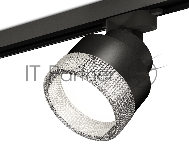 Светильник Ambrella light XT8102040 SBK/CL черный песок/прозрачный GX53 (A2526, A2106, C8102, N8480)