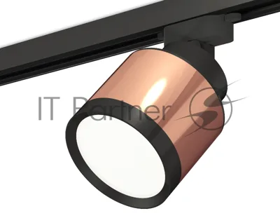Светильник Ambrella light XT8122001 PPG/SBK/PBK золото розовое полированное/черный песок/черный полированный GX53