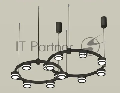 Светильник Ambrella light XR92091003/13 SBK/FR черный песок/белый матовый GX53 (A9209, C9238, C9232, N8415)