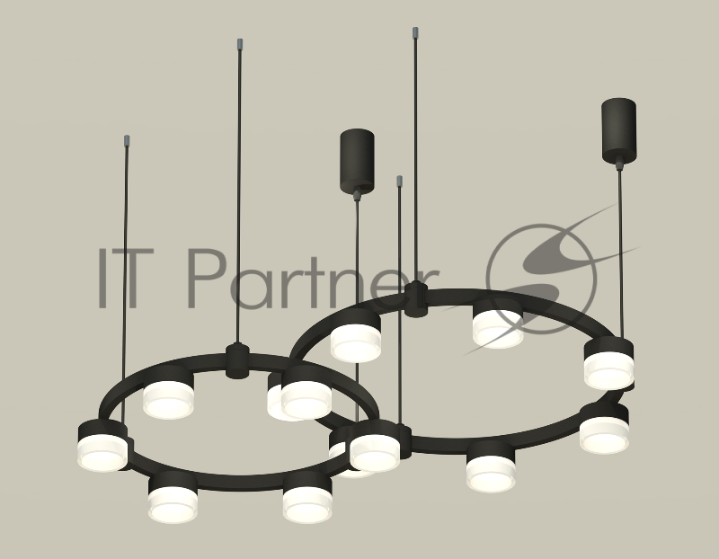 Светильник Ambrella light XR92091002/13 SBK/FR черный песок/белый матовый GX53 (A9209, C9238, C9232, N8401)