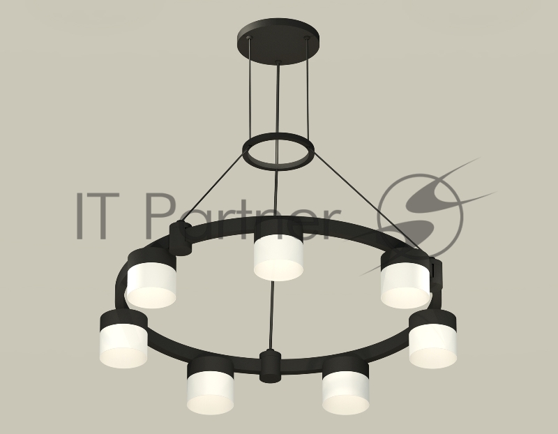 Светильник Ambrella light XR92051604/7 SBK/FR черный песок/белый матовый GX53 (A9205, C9238, N8402)