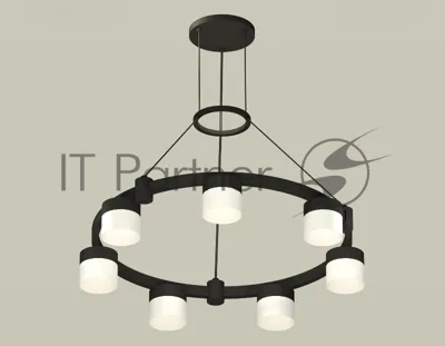 Светильник Ambrella light XR92051604/7 SBK/FR черный песок/белый матовый GX53 (A9205, C9238, N8402)