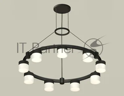 Светильник Ambrella light XR92051904/9 SBK/FR черный песок/белый матовый GX53 (A9205, C9242, N8402)
