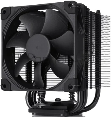 Кулер для процессора Noctua NH-U9S chromax черный, 92 мм, медь, 400-2000 об/мин, 22.8 дБ, 4 pin PWM, 140 Вт, высота 125 мм