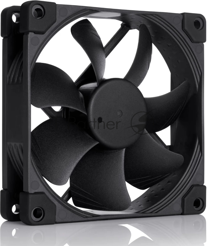 Вентилятор корпусной Noctua NF-A9 PWM chromax черный, 92 мм, 0-2000 об/мин, 16.3-22.8 дБ, 4 pin PWM, без подсветки