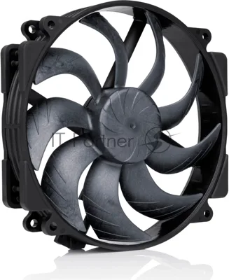 Вентилятор корпусной Noctua NF-A14x25r G2 PWM chromax.black, 140 мм, 1500 об/мин, 22.8 дБ, 4-pin PWM, без подсветки, черный