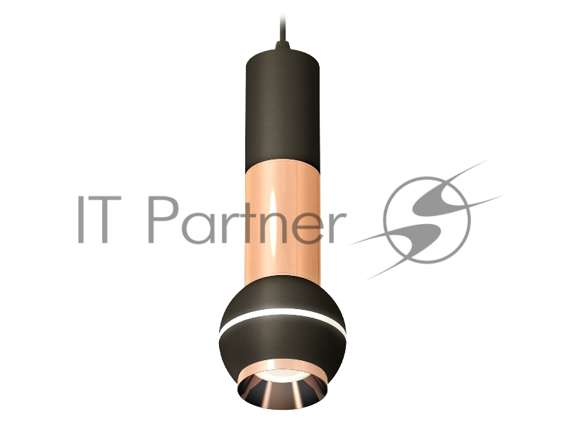 Светильник Ambrella XP1102040 SBK/PPG черный песок/золото розовое полированное MR16 GU5.3 LED 3W 4200K