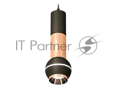 Светильник Ambrella XP1102040 SBK/PPG черный песок/золото розовое полированное MR16 GU5.3 LED 3W 4200K