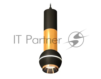 Светильник Ambrella XP1102030 SBK/PYG черный песок/золото желтое полированное MR16 GU5.3 LED 3W 4200K
