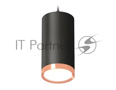 Светильник Ambrella Light XP8162014 SBK/PPG черный песок/золото розовое полированное GX53 (A2333, C8162, N8126)