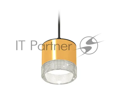 Светильник Ambrella Light XP8121030 PYG/CL/SBK золото желтое полированное/прозрачный/черный песок GX53 (A2333, C8121, N8480)