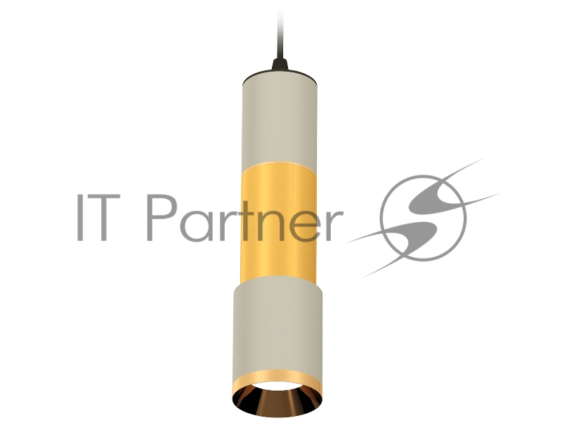 Светильник Ambrella Light XP7423040 SGR/PYG серый песок/золото желтое полированное MR16 GU5.3