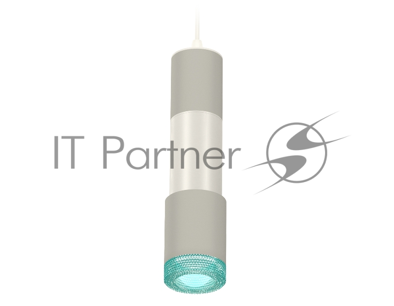 Светильник Ambrella Light XP7423002 SGR/PSL/BL серый песок/серебро полированное/голубой MR16 GU5.3