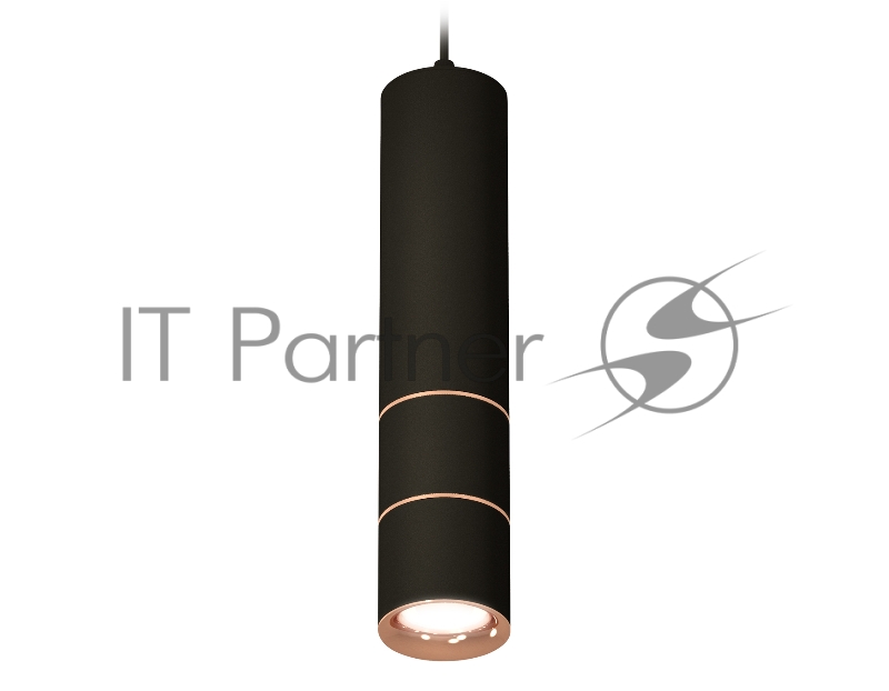 Светильник Ambrella Light XP7402085 SBK/PPG черный песок/золото розовое полированное MR16 GU5.3