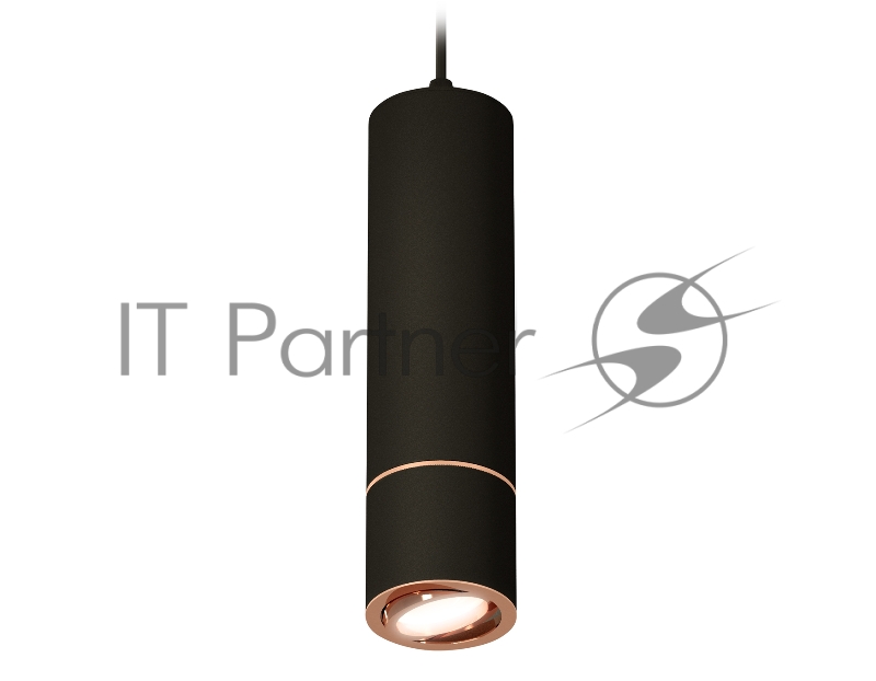 Светильник Ambrella Light XP7402055 SBK/PPG черный песок/золото розовое полированное MR16 GU5.3