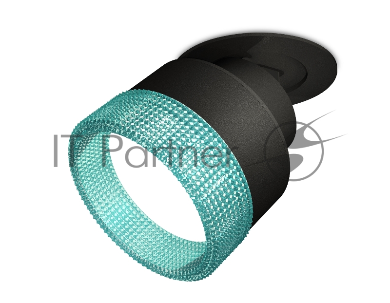 Светильник Ambrella Light XM8102543 SBK/BL черный песок/голубой GX53 (A2242, A2106, C8102, N8488)