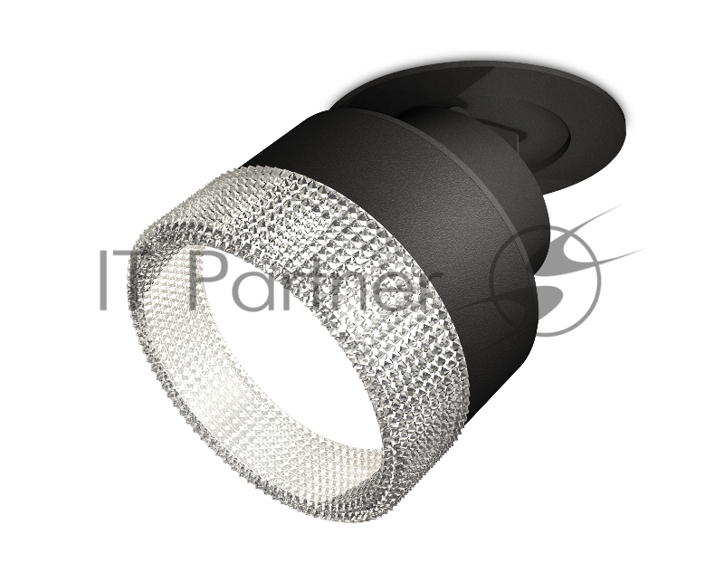Светильник Ambrella Light XM8102540 SBK/CL черный песок/прозрачный GX53 (A2242, A2106, C8102, N8480)
