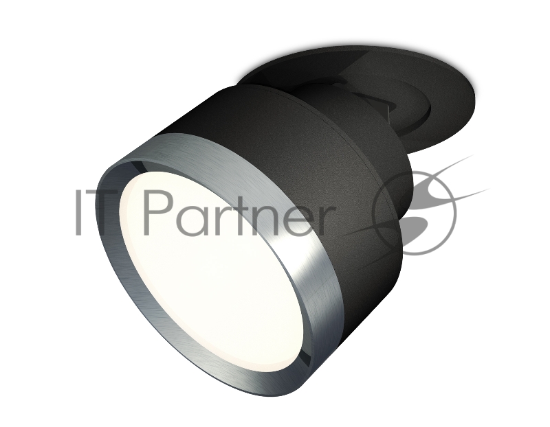 Светильник Ambrella Light XM8102504 SBK/PPH черный песок/графит полированный GX53 (A2242, A2106, C8102, N8133)