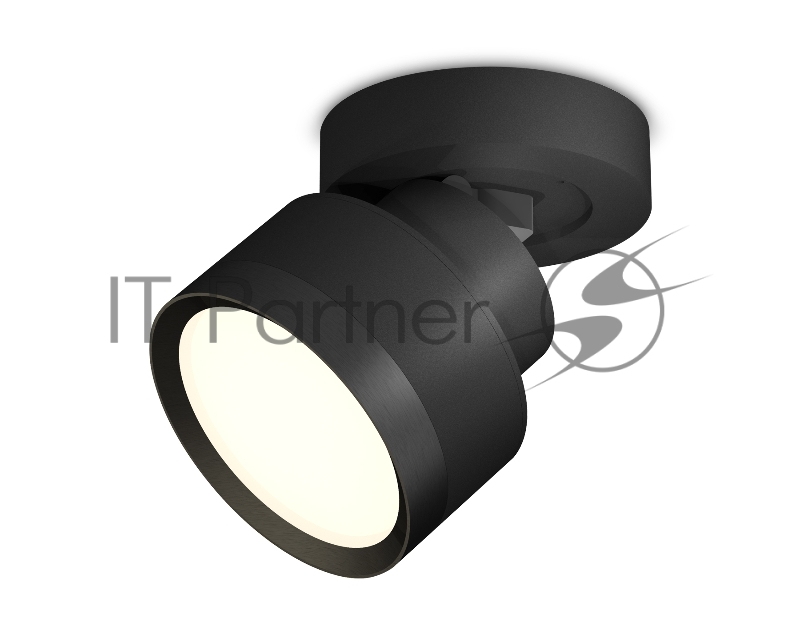 Светильник Ambrella Light XM8102002 SBK/PBK черный песок/черный полированный GX53 (A2229, A2106, C8102, N8113)