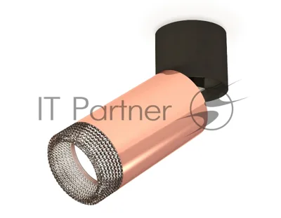 Светильник Ambrella Light PPG/BK/BK золото розовое полированное/черный/тонированный (A2221, C6326, N6151)