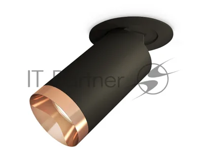 Светильник Ambrella Light XM6323205 SBK/PPG черный песок/золото розовое полированное MR16 GU5.3 (A2242, C6323, N6135)