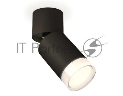 Светильник Ambrella Light XM6313080 SBK/FR/CL черный песок/белый матовый/прозрачный MR16 GU5.3 (A2221, C6313, N6241)