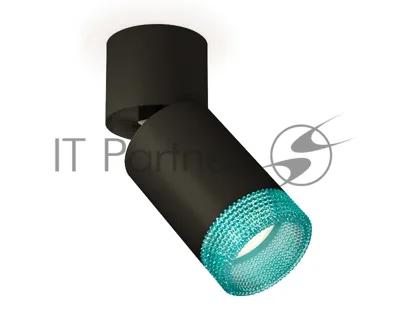 Светильник Ambrella Light XM6313063 SBK/BK/BL черный песок/черный/голубой MR16 GU5.3 (A2221, C6313, N6153)