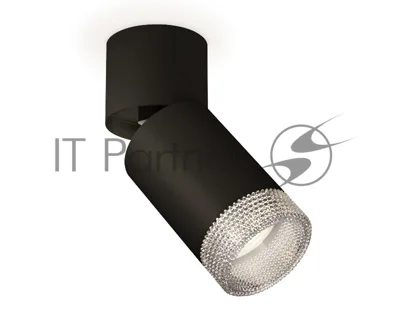 Светильник Ambrella Light XM6313060 SBK/BK/CL черный песок/черный/прозрачный MR16 GU5.3 (A2221, C6313, N6150)