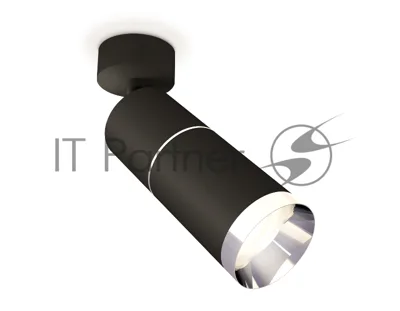 Светильник Ambrella Light XM6313010 SBK/PSL черный песок/серебро полированное MR16 GU5.3 (A2210, C6302, A2060, C6313, N6132)
