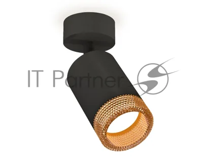 Светильник Ambrella Light XM6313005 SBK/CF черный песок/кофе MR16 GU5.3 (A2210, C6313, N6154)