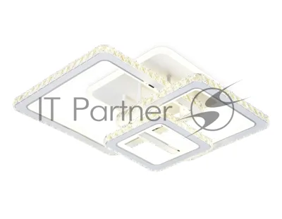 Управляемый светодиодный светильник Ambrella light FA1732/3 WH/CH белый/хром 145W 3000K/4200K/6400K 670*510*150 (ПДУ РАДИО 2.4G)