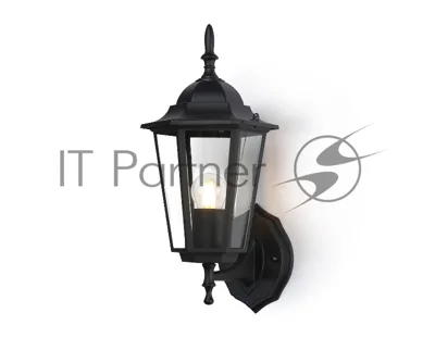 Уличный настенный светильник Ambrella light ST2010 BK/CL черный/прозрачный IP54 E27 max 40W 360*150*210